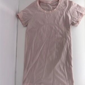 lululemon athletica Light Pink Short Sleeve Tee